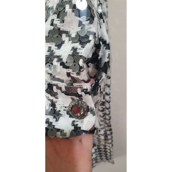 LIMITED EDITION Zara Houndstooth Overshirt, Sze M - Picture 10 of 15